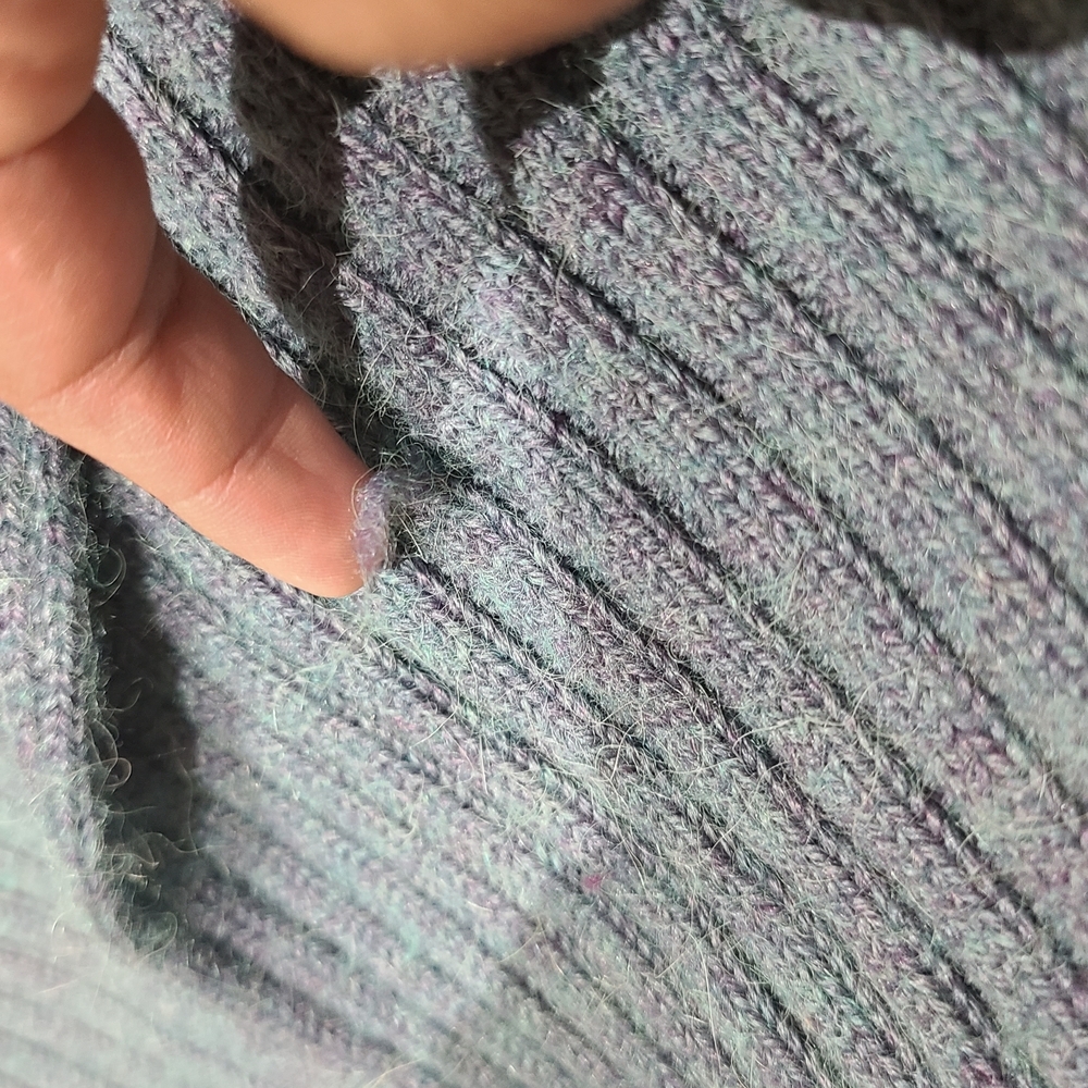Women's Ribbed Open Front Sweater - Picture 5 of 5